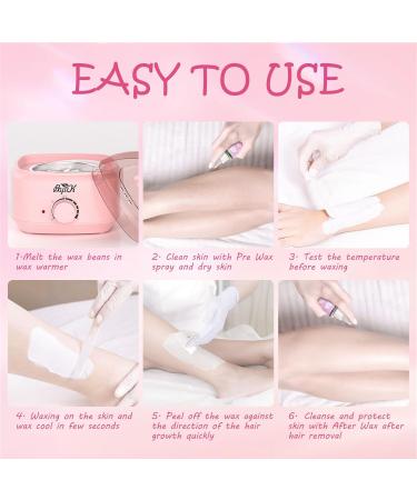 BOYUJK Professional Hard Wax Beads 500g - Painless Hair Removal Wax for Full Body, Facial, and Legs - Gentle Wax Beads for Men and Women - Buy Online on GoSupps.com