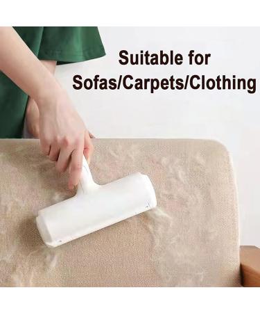 Portable Roller Pet Hair Remover - Reusable Lint Roller for Furniture Couch Carpet Clothing & Bedding - Effective Cat Hair Remover (Blue - Buy Online on GoSupps.com