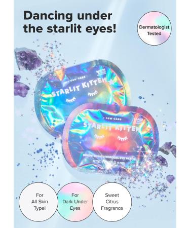 I DEW CARE Hydrogel Eye Patch - Starlit Kitten + Sheet Mask Pack Bundle - 14 Count - Buy Online on GoSupps.com
