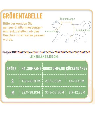 Supet Adjustable Cat Dishes Set with Leash - Outbreak-Proof for Large & Small Cats Kitten Dishes Blue (25.5-40.5cm) - Buy Online on GoSupps.com