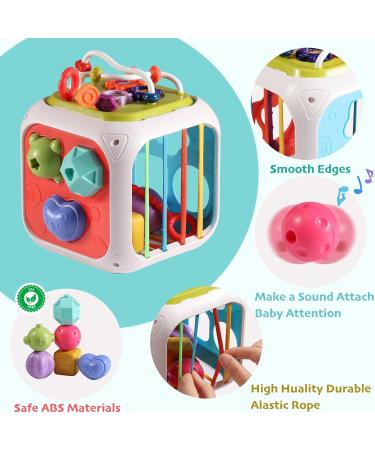 Orderra 7-in-1 Montessori Activity Cubes for Toddlers | Multi-Sensory Baby Toys & Stacking Board - Buy Online on GoSupps.com