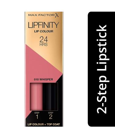 Max Factor Lipfinity Lip Stick 010 Whisper - 4.2g (0.14oz) | Long-Lasting Lip Color for Women - Buy Online on GoSupps.com
