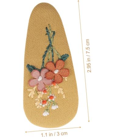 FOMIYES 2 Pairs Hairpin Hair Barrettes Clip Flower Hair Accessories No Slip Fabric Hair Clip Baby Hair Pin Kid Hair Accessories Dance Accessories for Girls Toddler Little Girl Cloth Button - Buy Online on GoSupps.com