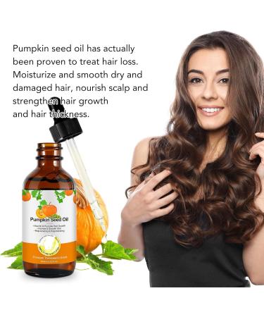 REBODUM Pumpkin Seed Oil Organic Pumpkin Seed Oil for Hair Growth Face Body 100% Pure Pumpkin Oil Cold Pressed Unrefined - Buy Online on GoSupps.com