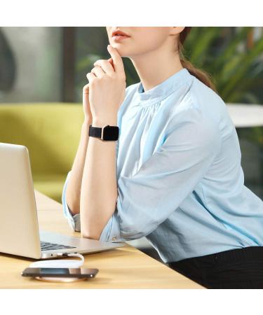 POWER PRIMACY Top Grain Leather Apple Watch Band - Black/Rosegold 38mm/40mm/41mm - Buy Online on GoSupps.com