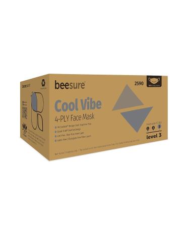 BeeSure BE2590 Cool Vibe Face Mask Grey (Box of 50) - Eco-Friendly Disposable Masks - Buy Online on GoSupps.com