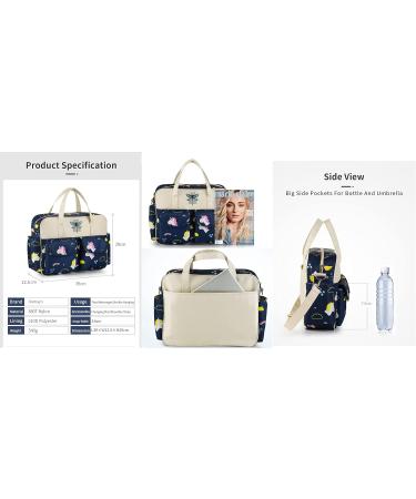 Kamay's Waterproof Mummy Diaper Bag with Changing Mat - Tender Green Leaves - Buy Online on GoSupps.com