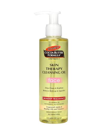 Palmer's Cocoa Butter Formula Cleansing Oil for Face - Rosehip Fragrance 6.5 oz (Pack of 6) - Hydrating Nourishing Skin Therapy - International Shipping Available - Buy Online on GoSupps.com