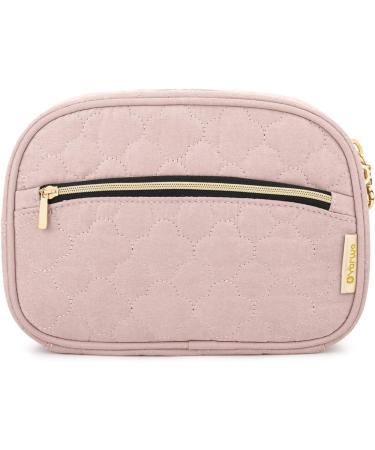 Yarwo Pink Makeup Bag Organizer | Cosmetic Brush Set Storage for Travel & Vacation | Stylish Makeup Accessories Holder - Buy Online on GoSupps.com