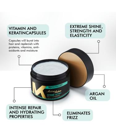 Buy Mycro Keratin Intensive Hydration Hair Mask - Deep Conditioning for Dry Damaged Hair - 8.45 Fl. oz - International Shipping Available - Buy Online on GoSupps.com