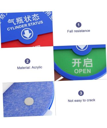 GLEAVI Hospital Cylinder Status Tag Signage Labels Emblems Oxygen Cylinder Status Tag Oxygen Cylinder Status Board Oxygen Tank - Buy Online on GoSupps.com