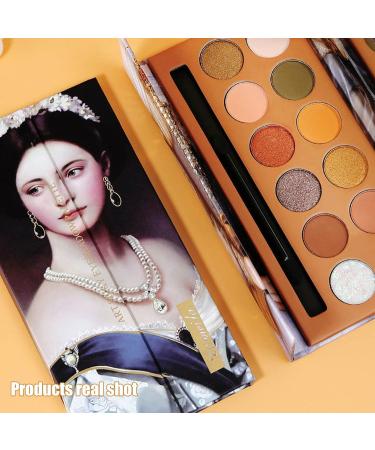 Oil Painting Eyeshadow Palette - Colorful Eyeshadow Palette Neutral Matte Shimmer High Color Eye Makeup Urban Beauty Glitter Eye Shadow - Buy Online on GoSupps.com