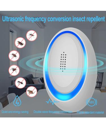 Ultrasound Pest Control 4-Piece Set | Effective Mouse & Insect Repellent | Human & Pet Safe Defense Against Rats Mice Mosquitoes & Cockroaches - Buy Online on GoSupps.com