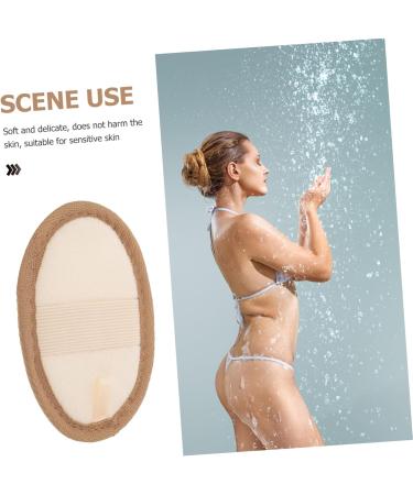 3pcs Loofah Shower Tablets - Exfoliating Body Scrubber & Natural Travel Sponges - Buy Online on GoSupps.com