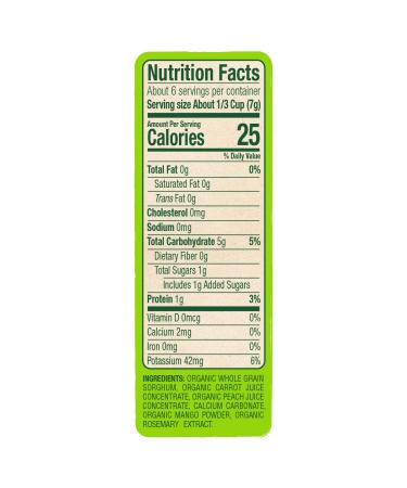 Buy Sprout Organic Quinoa Puffs - Carrot Mango, 1.5 oz (43 g) - Healthy Snack - Buy Online on GoSupps.com