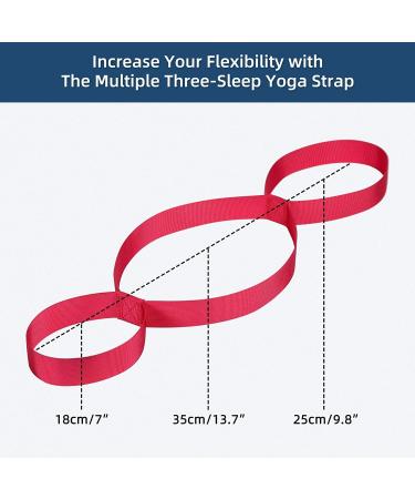 Buy Slope Stretching Band - 75cm YogaGurt for Pilates & Fascia Training | Sustainable 100% Cotton Dehnhilfe - Buy Online on GoSupps.com
