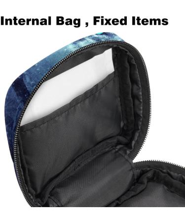 Buy Portable Women's Menstrual Cup & Tampon Bags - Cool Wolf Pattern for Teens - Buy Online on GoSupps.com