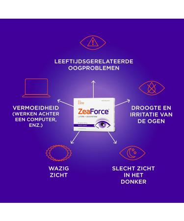 ZeaForce Achieve Perfect Vision Daily with Just 1 Capsule | Concentrated Formula for Optimal Eye Health - Buy Online on GoSupps.com