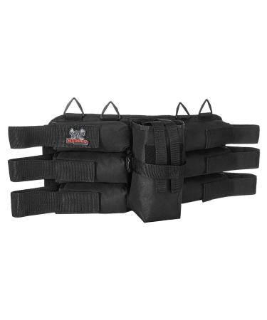 Maddog Entry Level Paintball Harness Pod Pack Belt with HPA CO2 Tank Holder Pouch | 2+1 | 4+1 | 6+1