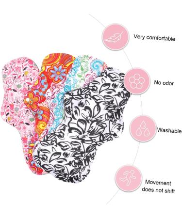 Minkissy 8 Pack Washable Menstrual Pads | Reusable & Comfortable Period Pads for Women - Buy Online on GoSupps.com