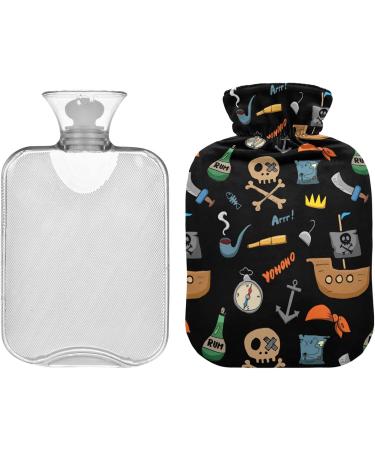 Naanle Hot Hot Water Bottle with Cover - 2L Large Transparent Hot Water Bottle for Pain Relief & Heat Therapy - Ideal for Bed Hands & Feet - Buy Online on GoSupps.com