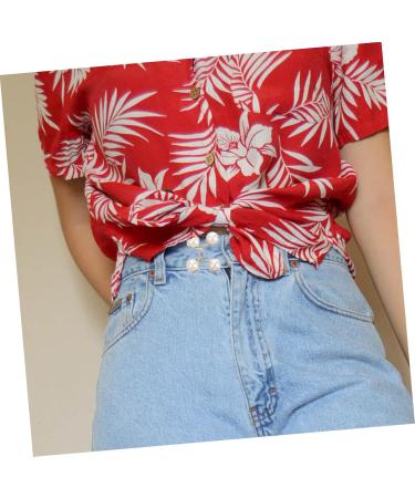 Button Hook Helper 4 Pcs Nail- Buttons Alloy Adjustable Clamp Reusable Waist Buttons Waist Nail- Buckle Jeans Supply Alloy Jeans Buttons Thin Jeans Buttons Waist Adjusting Button Waist Supply(White) 3.2x1cm White - Buy Online on GoSupps.com