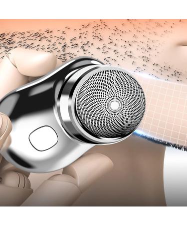 Portable Electric Razor for Men - Wet/Dry Mini Shaver, USB Rechargeable, Blue - Perfect for Home, Car, Travel - Buy Online on GoSupps.com