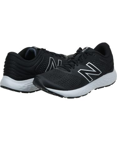 New Balance Men's 520 V7 Running Shoe 10.5 Black/White - Lightweight & Durable - Buy Online on GoSupps.com