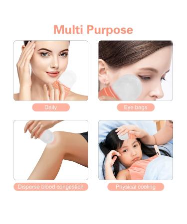 Buy Ice Face Roller for Puffiness Relief | Silicone Facial Massage Tool for Skin Tightening & Beauty Gift | Reusable Ice Roller for Women (Pink - Buy Online on GoSupps.com