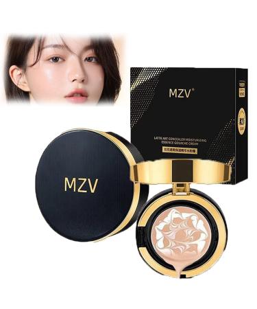 Alkyne MZV Air Cushion BB Cream Waterproof Foundation MZV Water Bead Tricolor Latte Concealer Cushion BB Cream Long-lasting Moisturizing Concealer Air Cushion (23# natural color)