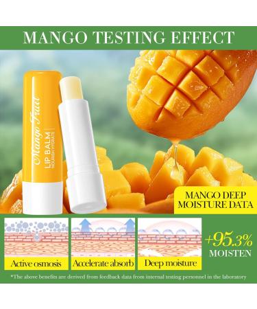 Moisturizing lip balm longlasting moisture supply lip balm soothing and moisturizing for smooth lips nourishing and nongreasy lip care Mango - Buy Online on GoSupps.com