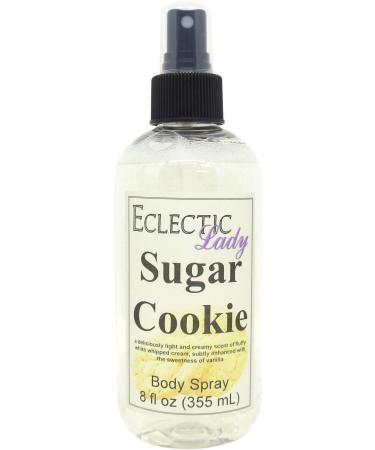 Sugar Cookie Body Spray 8 ounces Body Mist for Women with Clean Light & Gentle Fragrance Long Lasting Perfume with Comforting Scent for Men & Women Cologne with Soft Subtle Aroma For Daily Use 8 Fl Oz (Pack of 1)