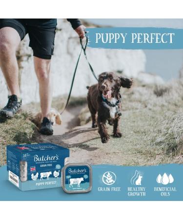 Butcher's Puppy Perfect Dog Food Trays 3.6 kg (24 x 150 g) | Premium Nutrition for Puppies - Buy Online on GoSupps.com