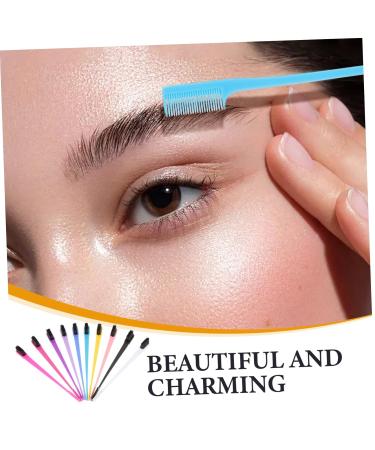NOLITOY 10pcs Eyebrow Brush Set - Dual Comb for Lashes & Brows Reusable Makeup Tools for Grooming & Separation - Buy Online on GoSupps.com