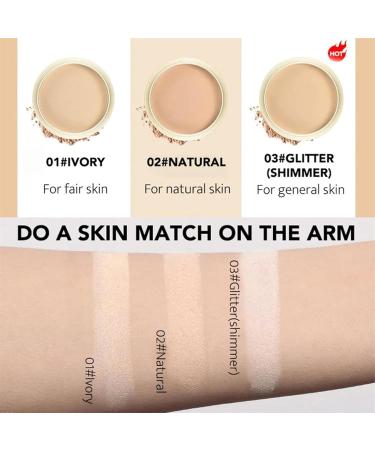 Concealing and Setting Soy Milk Powder Long Lasting Oil Control Face Foundation Waterproof Anti-Sweat Foundation Soy Milk Powder Foundation F - Buy Online on GoSupps.com