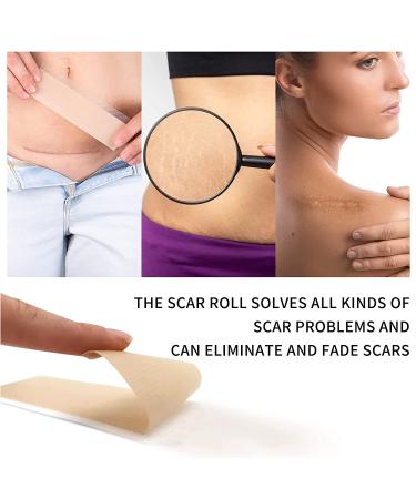 Silicone Scar Sheets Roll (1.6 x 120) for Scar Removal - Professional Grade Strips for Surgery, C-Section, Burn, Acne, Keloid - Safe & Reusable - Buy Online on GoSupps.com