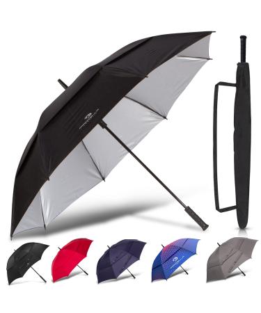 Procella Golf Umbrella UV Protection, Windproof, Waterproof - UPF 50+ Sun Umbrellas for Walking, Golf and Sports - Superior Heavy Duty Automatic UV Blocker - Matching Carrying Case
