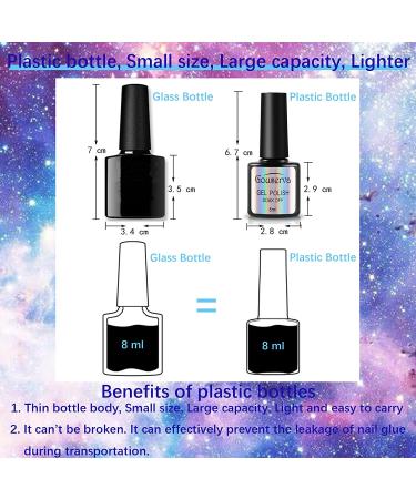 Color Changing Reflective Glitter Diamond Gel Nail Polish Set - 6 Colors UV/LED Kit for Holiday DIY at Home - Buy Online on GoSupps.com