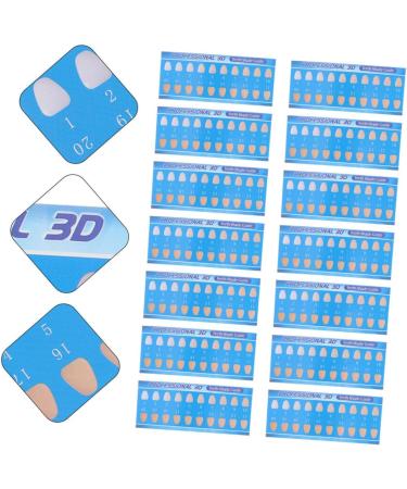 Anneomas 30-Piece Tooth Color Accessories Set | Tooth-Colored Numerical Boards & Bleach Color Control Papers | International Shipping - Buy Online on GoSupps.com