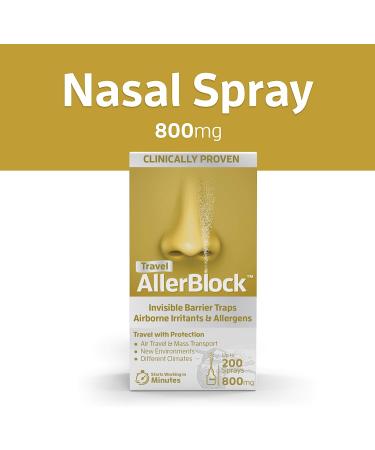 AllerBlock Powder Nasal Spray - 1 Bottle (Up to 200 Sprays) - Buy Online on GoSupps.com