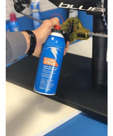 White Lightning Clean Streak Bicycle Degreaser - 14 oz Aerosol Can - Buy Online on GoSupps.com
