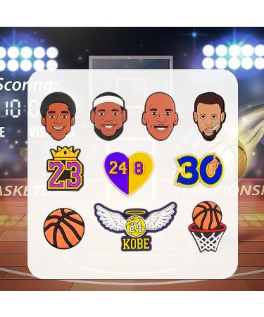 We1stdsee Basketball Shoe Charms - 42pcs Sports Team Clog Pins for Kids, Men, Teens - Buy Online on GoSupps.com