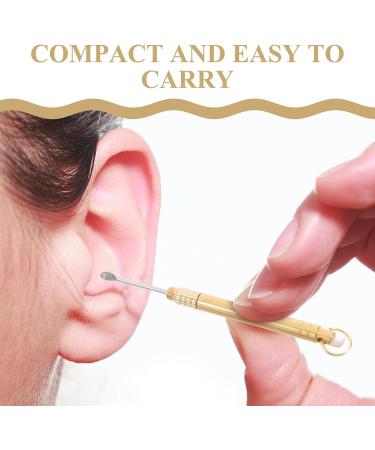 TEMPNAP Portable Titanium Alloy Ergonomic Ear Wax Cleaner Tool Safe Reusable Earwax Remover for Adults Material - Buy Online on GoSupps.com