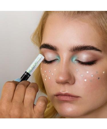 Glitter Eye Makeup Quick Dry Neon Rainbow Eyeliner Pens Portable Sparkling & Shimmer Eyes Makeup Glitter Gel Eyeshadow Liquid for Women and Girls Hersil 01 - Buy Online on GoSupps.com