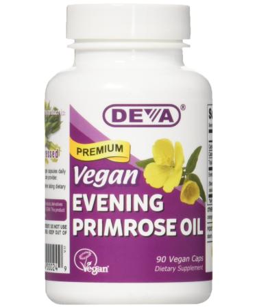 Deva Vegan Vitamins Evening Primrose Oil Vcap, 90 Count