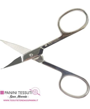 Panini Tessuti - Nail Scissors Model Stainless Steel 3.5" from The Panini Haberdashery Line - Ideal for hands feet cuticles cuticle - Buy Online on GoSupps.com