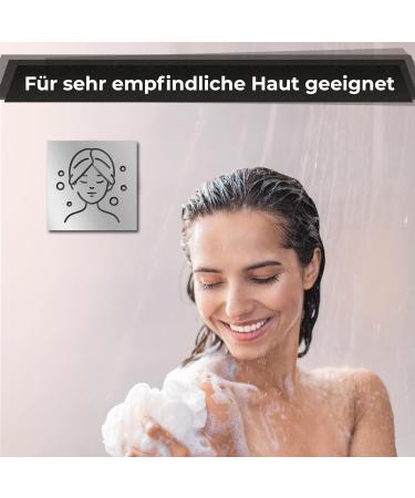 Skineco Natural Soap Sensitive | Sustainable Goat's Milk Soap | Solid Shower Gel | Piece of Soap for Dry Sensitive Skin | Body Soap | Hand Soap | - Buy Online on GoSupps.com