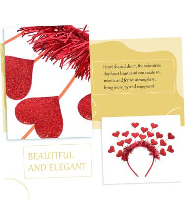 PLAFOPE Headband Hair Accessories for Valentines Day Red Heart Hairband Girl Hair Accessories Hair Accessories for Women Valentines Day Hair Accessories Valentine's Day Hair Accessories - Buy Online on GoSupps.com