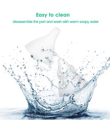 Rechargeable Baby Nasal Aspirator | Electric Nose Sucker for Newborns | 6 Suction Levels - Buy Online on GoSupps.com