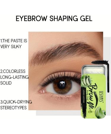 Eyebrow Soap Gel Long Lasting Cosmetics Eyebrow Lift Included Brush Brows Makeup Balm Clear Eyebrow Shaping Wax Waterproof for Natural Eyebrows Zankie 03 - Buy Online on GoSupps.com